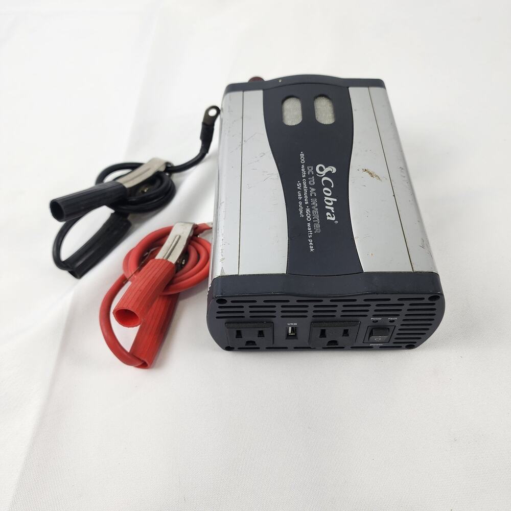 Cobra CPI 880 800W 1600W Peak DC to AC Power Inverter USB Output